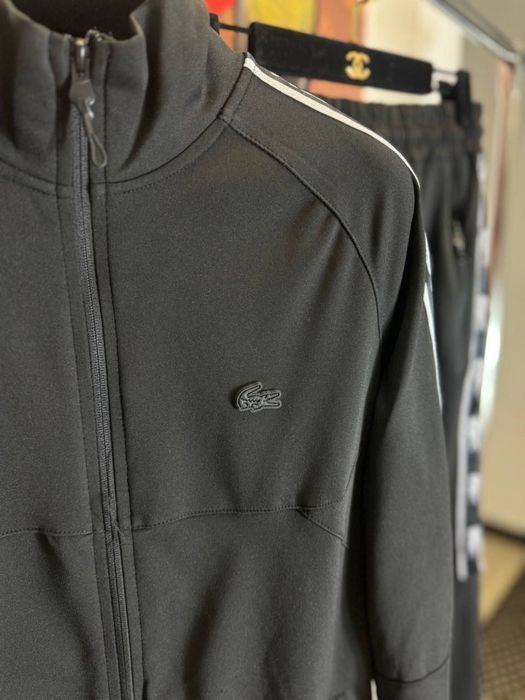 КОСТЮМ LACOSTE Мужской черный премиум осень/зима кофта штаны S M топ