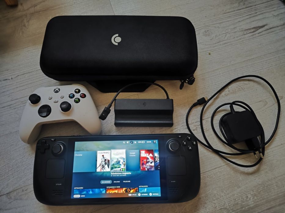 Steam Deck 512GB LCD + Deck | Bateria 100% | Opcjonalnie Pad