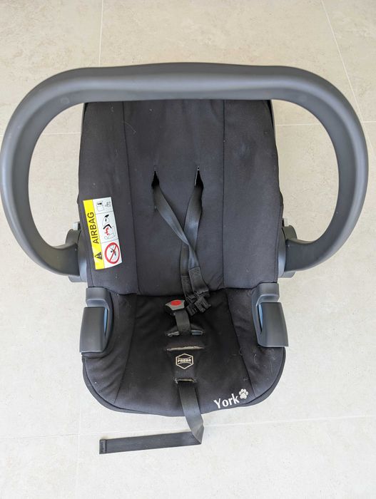 Baby Safe Universal 0-13 kg York i-Size Fix Grey Black