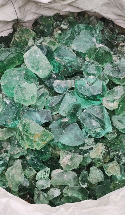 Ерклез эрклез кускове скло скляний камінь сітка для габіонів та декору