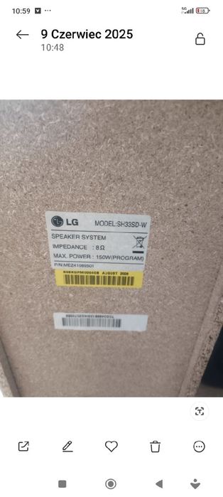 Subwoofer oryginalny LG