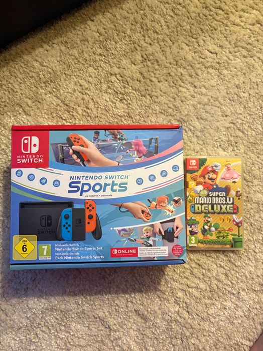 Nitendo Switch + Jogo Mario deluxe