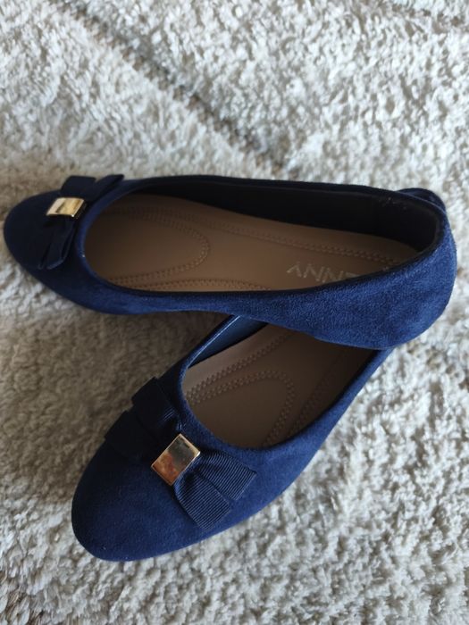 NOWE baleriny Jenny  granatowe rozm 37