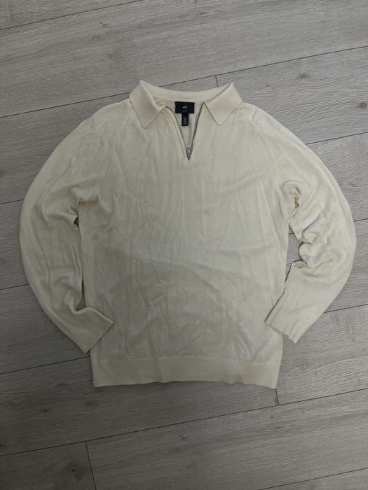 Светр зіп кофта zara old money zip 1/4 1/3 зіпка