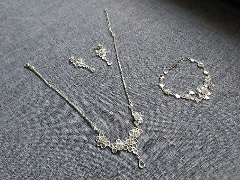 Biżuteria ślubna srebrna