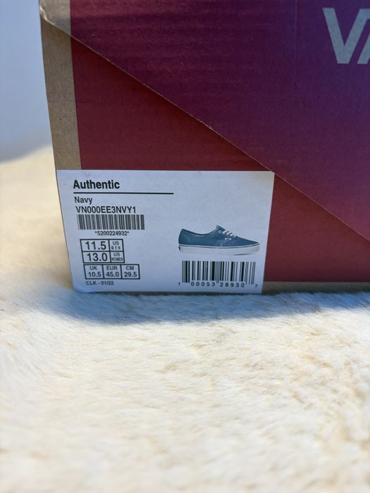 Buty Authentic Vans Navy