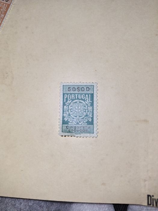 Selos e caderno de selos