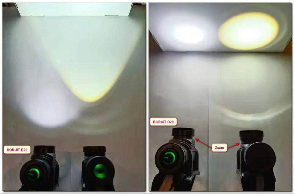 Налобный фонарь SOLOLANDOR H11 (аналог D20) линза Zoom USB