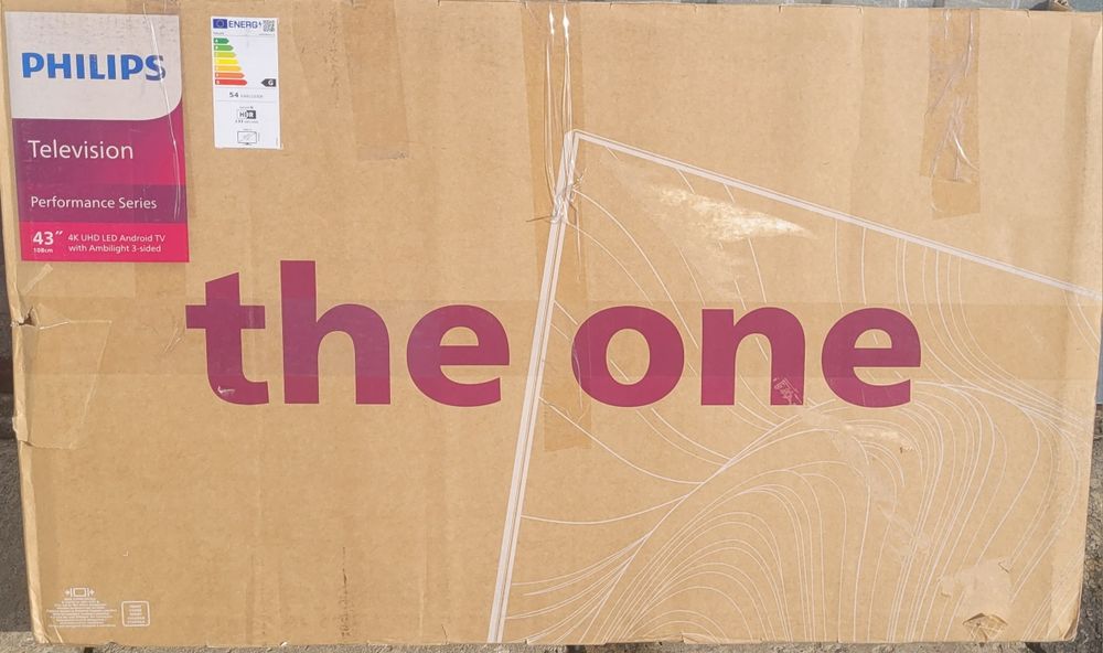 Telewizor LED 43 cale Philips Ultra HD 4K Android TV WiFi  ambilihgt g