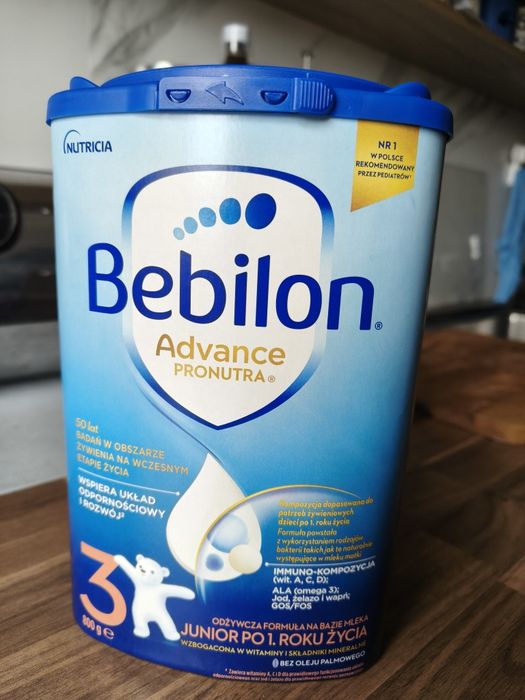 Mleko modyfikowane Bebilon Advanced Pronutra 3 800g