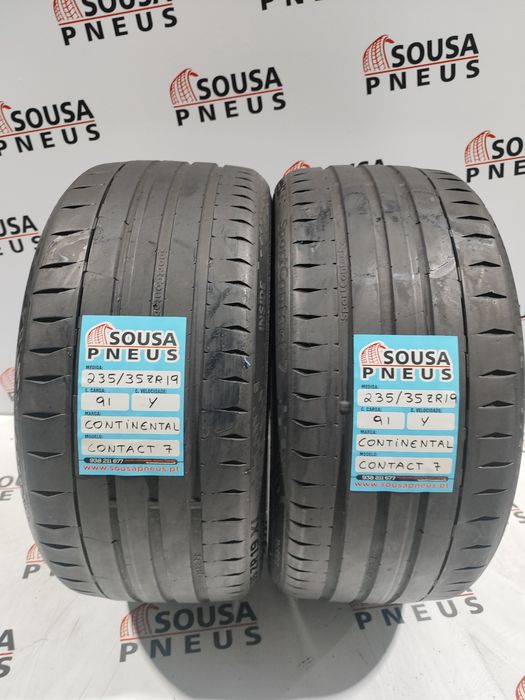2 pneus semi novos 275-35R19 Continental - Oferta dos Portes