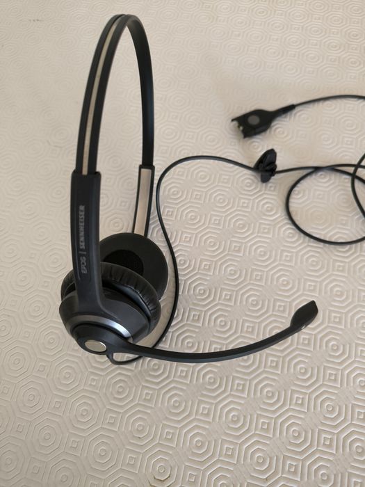 Headphones Sennheiser SC 260 + cabo usb