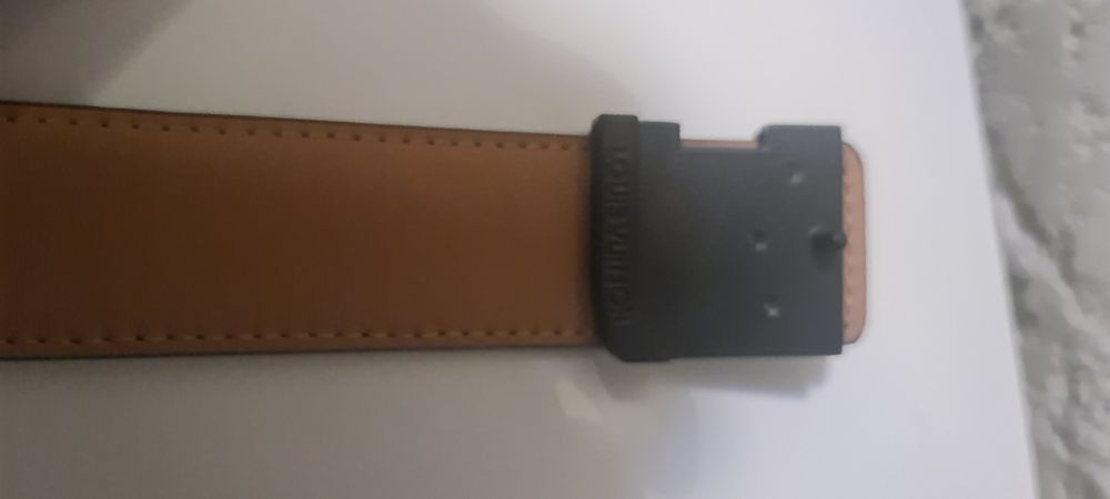 Pasek 105cm LV szaro-czarny