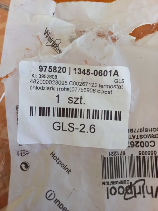 Termostat do lodówki INDESIT