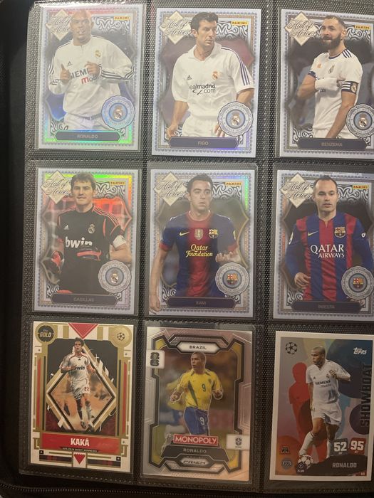 Cartas /cromos futebol