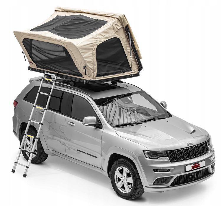 Namiot samochodowy na dach dachowy box ALU DRAGON WINCH S 215x127cm