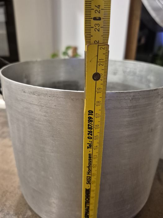 Aluminiowy garnek PRL .