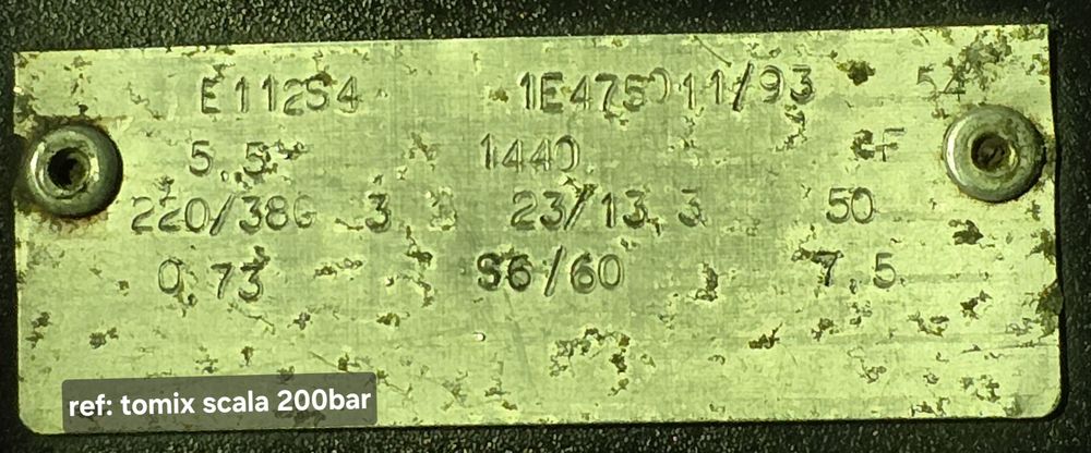 Lavadora de Alta Pressão TOMIX SCALA 200 bars