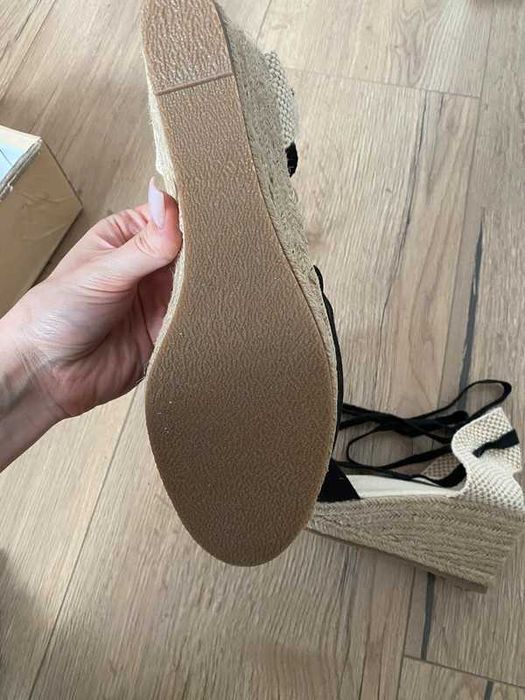 buty damskie na koturnie espadryle sandały