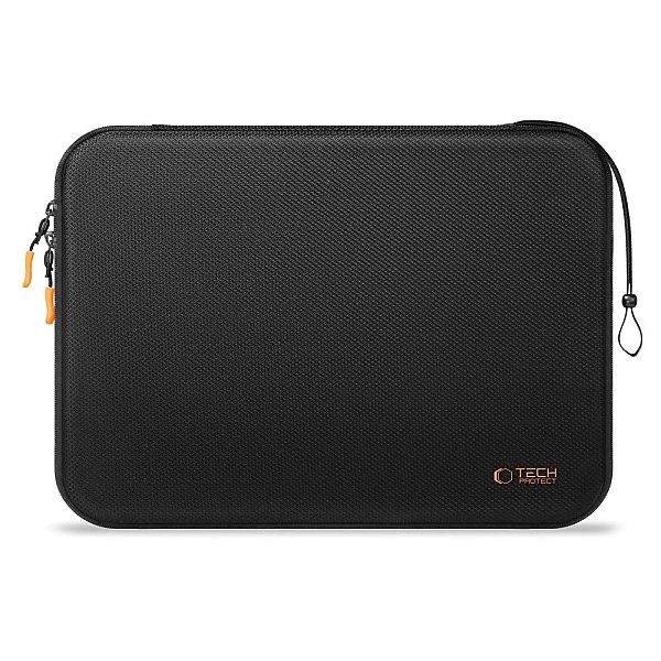 Etui Tech-Protect Hardpouch na laptopa 13-14 - czarno-pomarańczowe