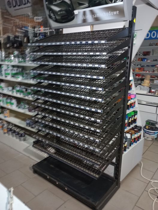 Ekspozytotr stojak na farby