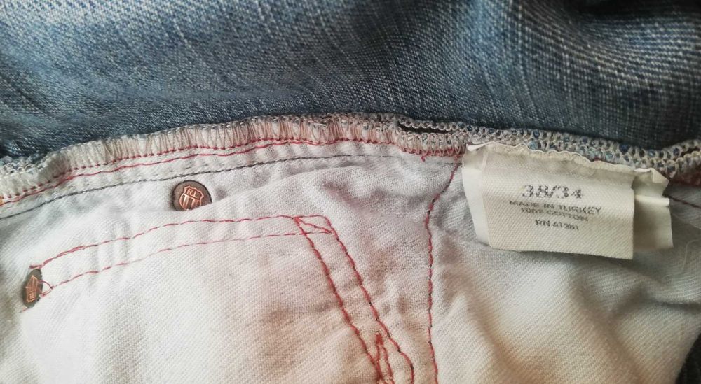 Jeansy męskie Ralph Lauren 1967 Spencer Slim 38/34