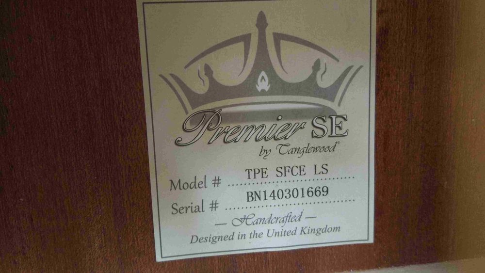 Nowa gitara elektro akustyczna Tanglewood  TPE-SFCE-LS