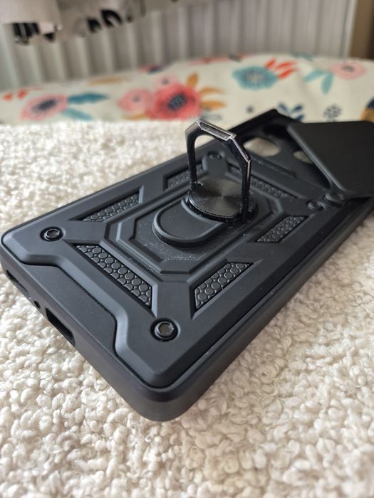 Etui Redmi Note 14 5G, pancerne, slide ring case