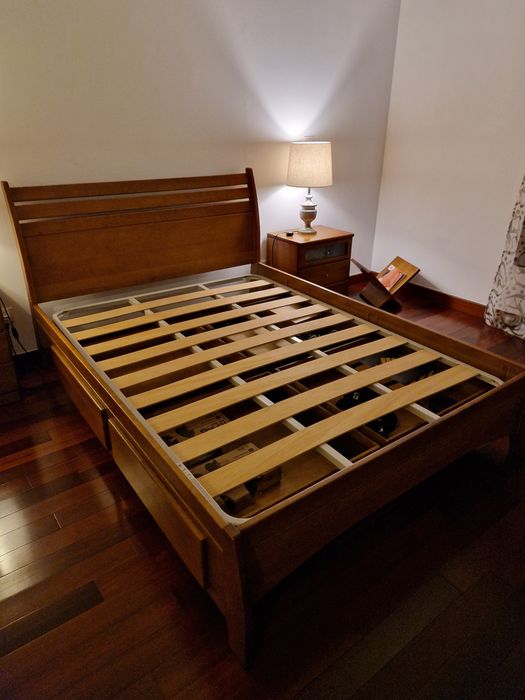 Cama de casal com arrumação, Celeiro do Móvel