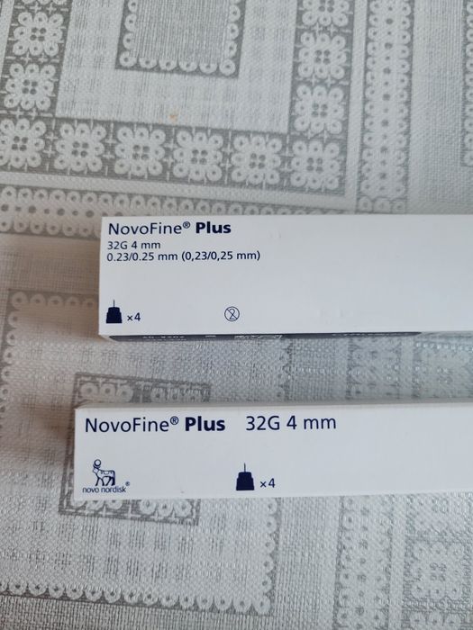 Igły NovoFine32G, 3 opakowania po 4szt każde