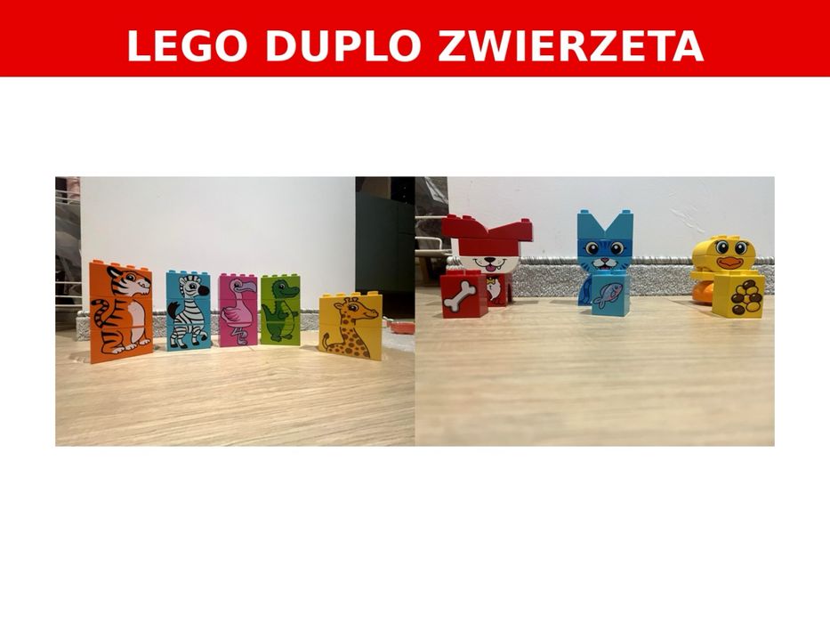 LEGO DUPLO Zwierzęta Safari + Zwierzaki Domowe | Duży Zestaw