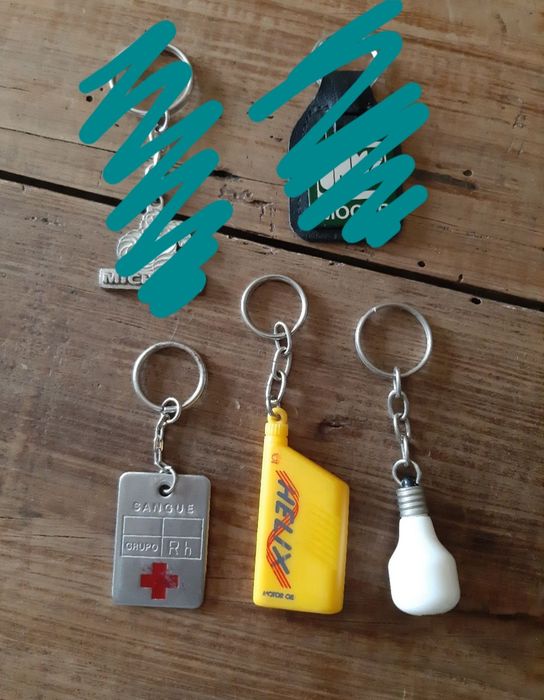Conjunto de vários porta- chaves