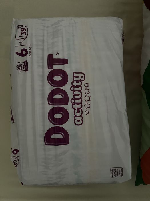 Fraldas dodot activity tamanho 6