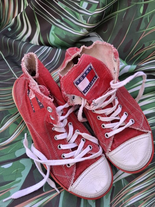 Trampki czerwone Tommy Hilfiger 37
