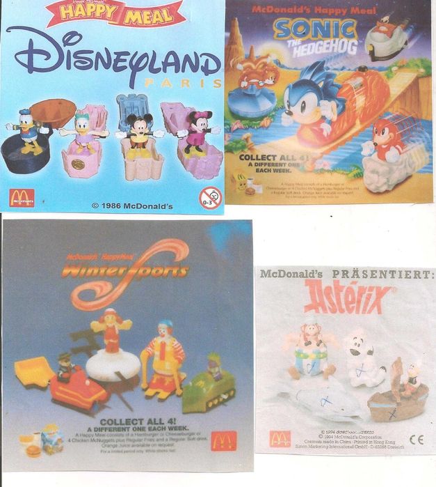 COLEÇÕES MCDONALDS