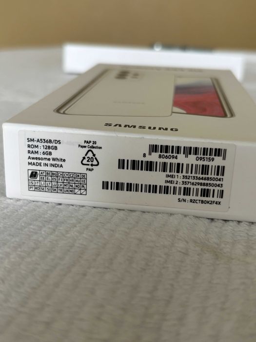 Smartfon Samsung Galaxy A53 5G 6/128GB - biały