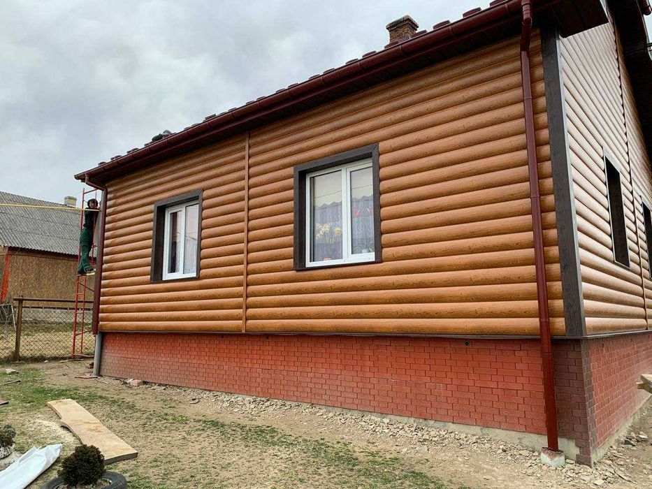 Блок-хаус металевий сайдинг дошка металева жалюзі на паркан штахети