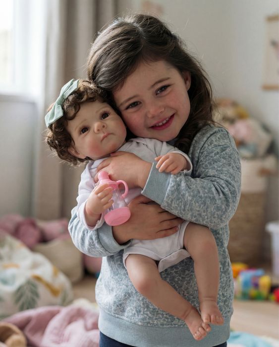 Реборн дівчинка реалістична 3Dшкіра Reborn лялька пупс кукла baby born