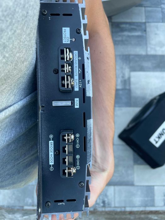Zestaw Car Audio Subwoofer + wzmacniacz + kable