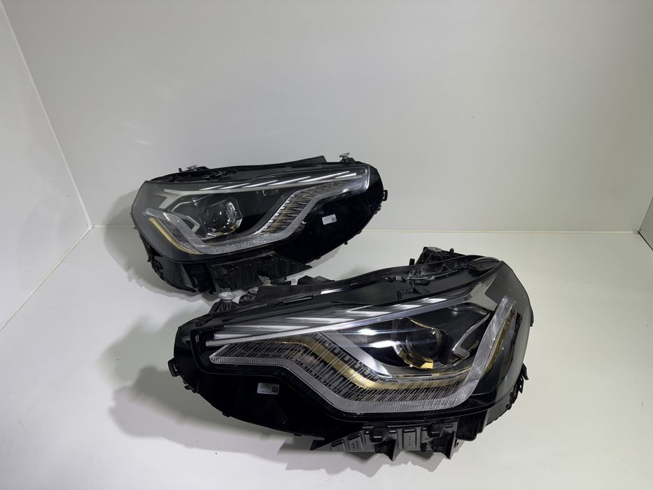 Lampy przód przednie Lewa Prawa BMW 2 g42 Full Led Gold ZloteKompletne