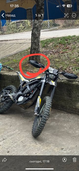 Накладки на surron ultra