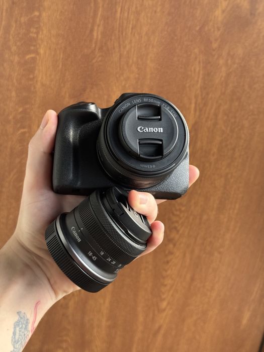 Canon r100 + обʼєктив 50мм 1.8f