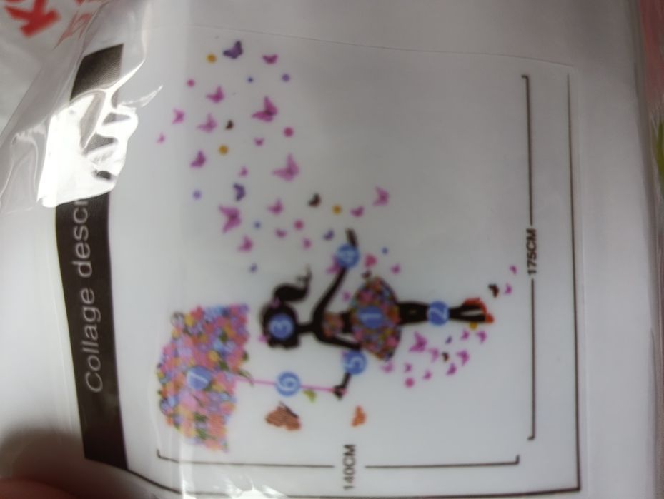 Naklejka na szafę styl 175x140 motyle motylki fashion