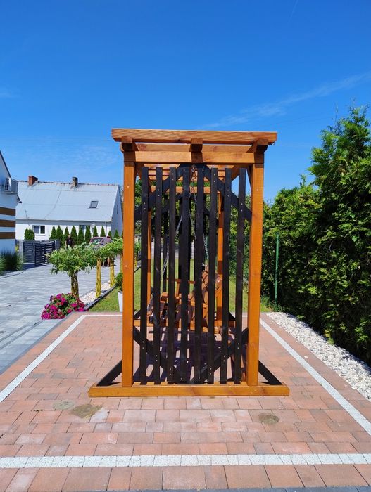 Huśtawka ogrodowa, Pergola,  bujawka, ławka