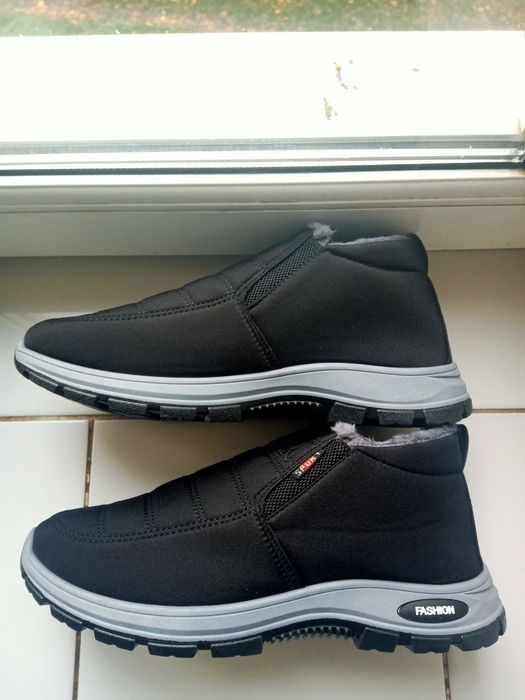 НОВЫЕ Зимние  Снегоступы Слипоны - Полуботинки На Меху "FASHION"