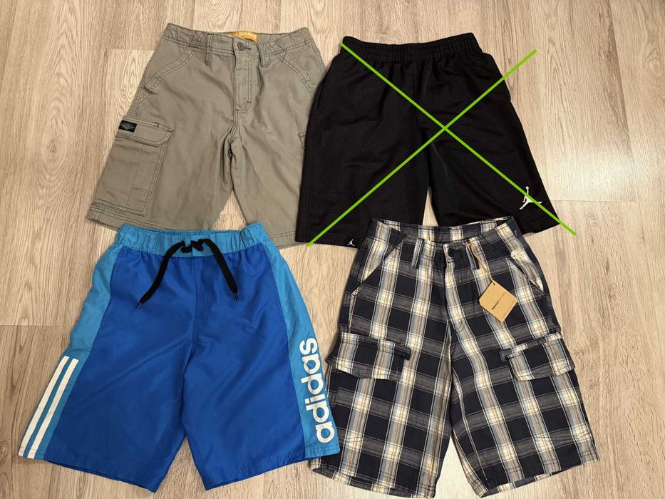 Spodenki krótkie np. Adidas,Jordan,Lee,Timberland