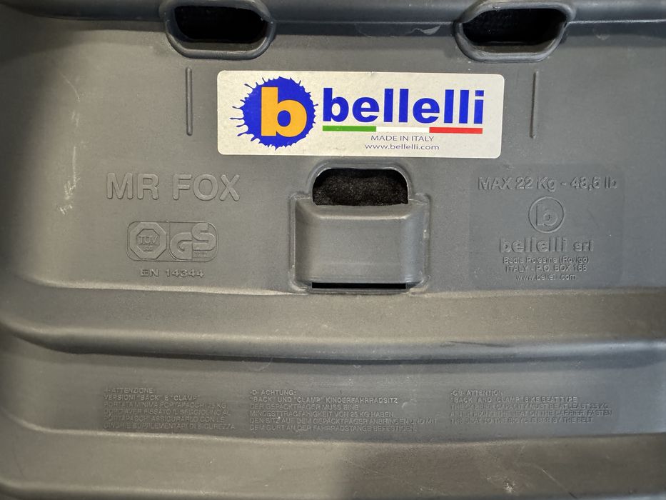 Дитяче крісло для велосипеда Billelli