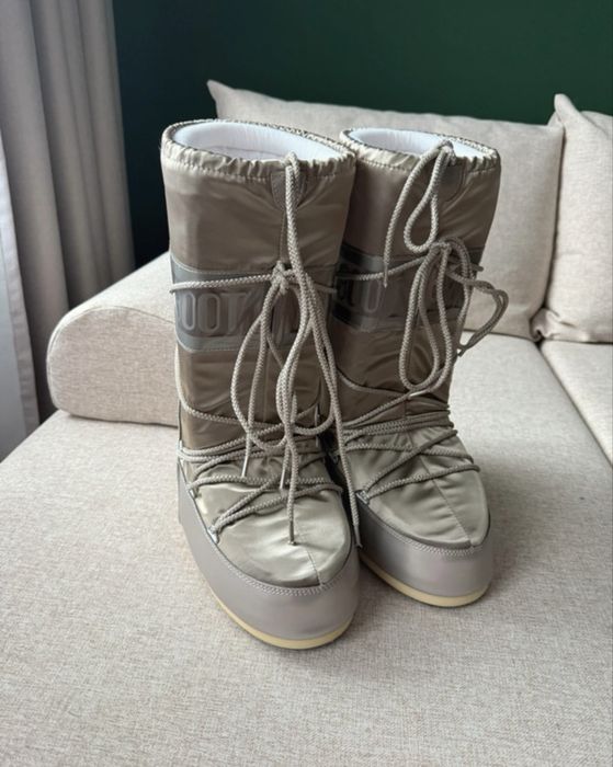 Moon Boot iicon glow platinum 39-41 nowe