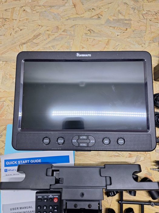 Samochodowy odtwarzacz DVD CD Bluetooth na zagłówek