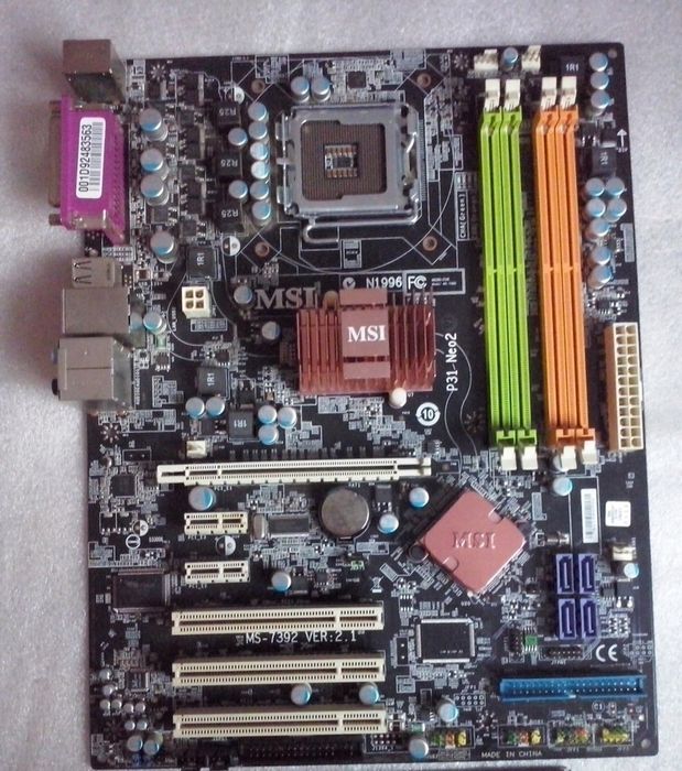 Материнская плата MSI Neo 2.Рабочая.